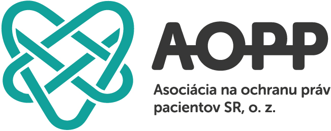 Liga proti reumatizmu na Slovensku je členom AOPP (logo AOPP)